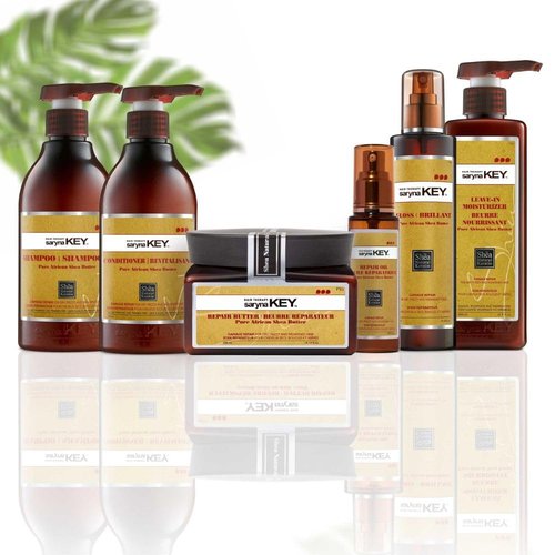 Saryna Key Hair Serum Repair Oil - Shea Butter Hair Treatment Oil, Oil for Hair, Frizz Control for Dry & Damaged Hair, Color-Safe (1.87 Oz)