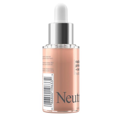 Neutrogena Healthy Skin Radiant Booster Primer - Skin-Evening Serum with Peptides & Pearl Pigments | 1.0 fl. oz