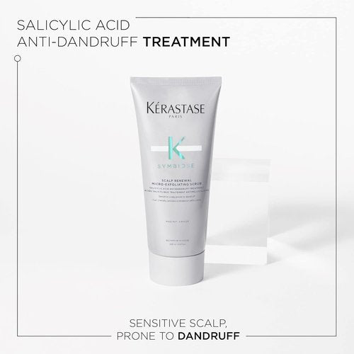 Kerastase Symbiose Scalp Renewal Micro-Exfoliating Scrub - Purifies & Soothes Dandruff-Prone Scalps | 6.8 Fl Oz