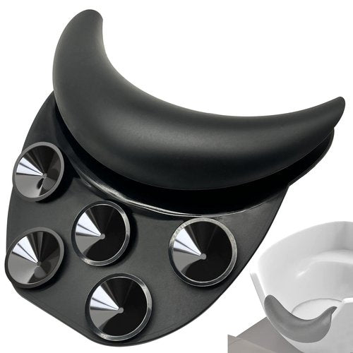 Shampoo Bowl Neck Rest for Sink, Silicone Neck Rest Cushion with Suction Cup, Portable Hair Washing Sink Neck Support Non-Slip for Salon Home Wash Basin