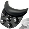 Shampoo Bowl Neck Rest for Sink, Silicone Neck Rest Cushion with Suction Cup, Portable Hair Washing Sink Neck Support Non-Slip for Salon Home Wash Basin