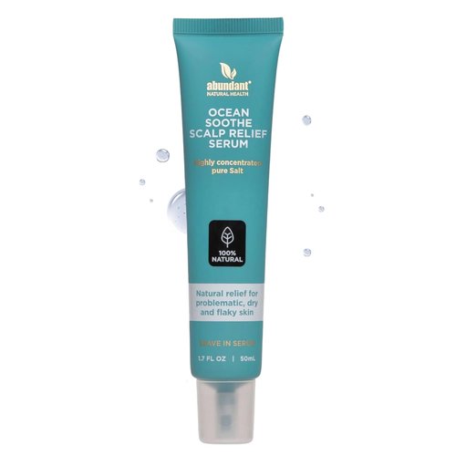 Abundant Natural Health Ocean Soothe Scalp Relief Serum - Magnesium Salt for Dry Skin | 50mL, Fragrance-Free