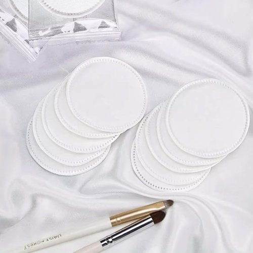 BEAGERUO 200 Cotton Pads, Individually Wrapped Cotton Rounds Travel Size, Makeup Remover Pads for Eye, Nail Polish, Face Cleansing Pads Hotel Amenities