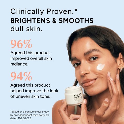 Eight Saints Skincare Cloud Whip Vitamin C Face Moisturizer - Natural Anti-Aging Cream for Women | 2 Ounces