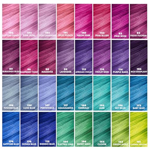 Semi Permanent Hair Color - Cotton Candy Pink, 4 Fl Oz - Adore Variation 190