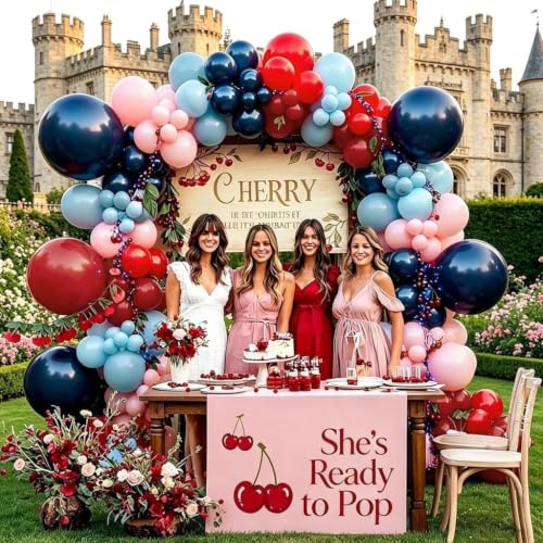 Double Stuffed Balloon Garland Kit for Baby Shower Birthday Gender Reveal Party - Blue, Red, Pink, Variation of THIS listing