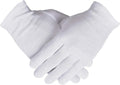 100% Cotton Gloves, 3 Pairs White Cotton Gloves for Women Dry Hands Eczema Serving - Archival Coin Jewelry Inspection Gloves(3 Pairs)