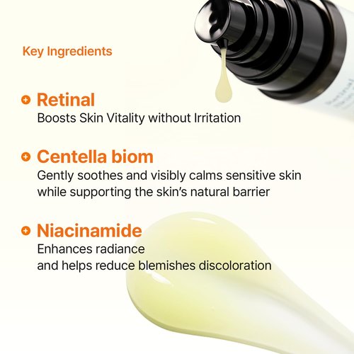 MEDITHERAPY Retinal Skin Booster Serum – Retinal for Beginners, Anti-Aging, Non-Irritating Daily Retinol for Face and Body – Pore Minimizer, Wrinkle Care – Korean Skin Care, 5.07 Fl. Oz Large Size