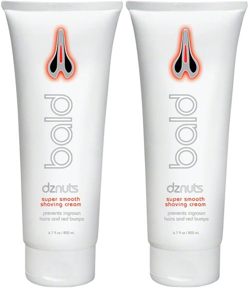 dznuts - Bald Super Smooth Shaving Cream - Prevents Razor Burns, Ingrown Hairs, Cooled and Moisturized Skin - 6.7 fl. oz, 2 Pack