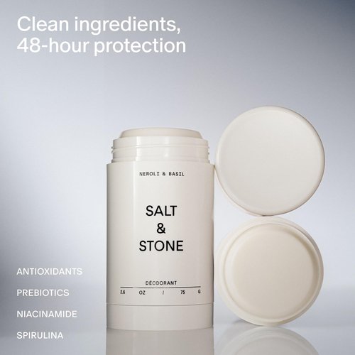 Salt & Stone Signature Scent Duo Set - 48-Hour Aluminum-Free Deodorant & Hydrating Body Mist | Neroli & Basil