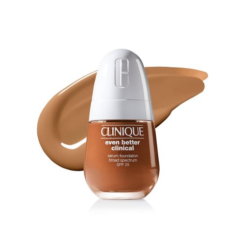 Clinique Even Better Clinical Serum Foundation - Full Coverage Hydrating SPF 25 with Vitamin C & Salicylic Acid for Oily Skin