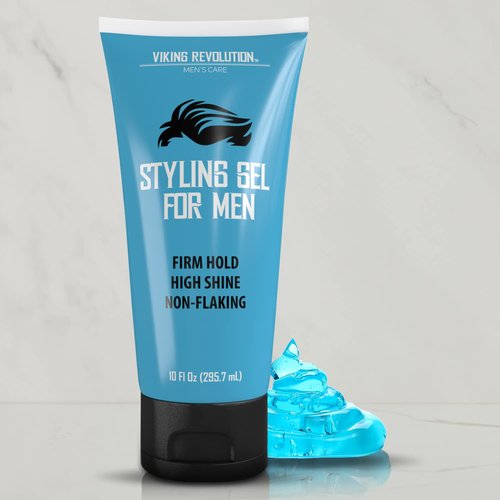 Skiennix Hair Gel for Men - Strong Hold Styling Gel with High Shine | Non-Flaking Formula (10oz)