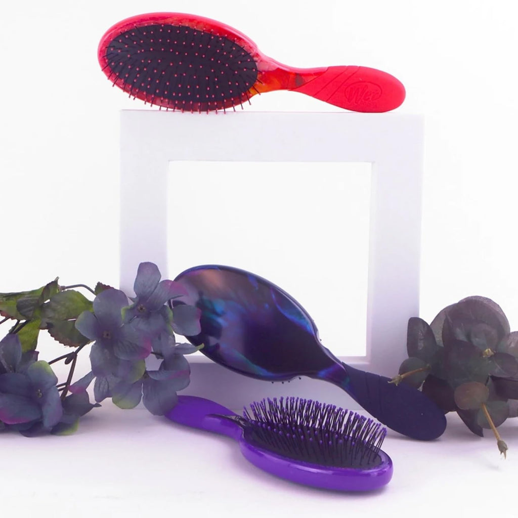 Wet Brush-Pro EasyGrip Detangler Hair Brush - Limited Edition Rare Botanic, Purple/Multi, 1 Count