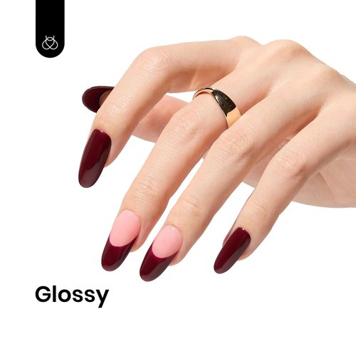Beetles Red Gel Polish - Merlot Wine 15ML/0.51Fl Oz, Maroon Dark Red Gel Nail Polish, Soak Off UV LED Lamp Burgundy Wine Color Nails Art, Long-Lasting Manicure Salon DIY Home Gifts for Woman