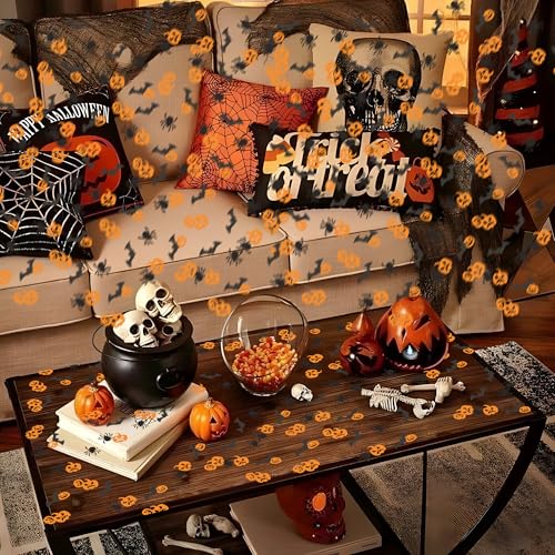 Halloween Confetti Decorations - 100 Pieces Table Scatter for Party Supplies