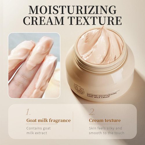 Grospe Goat Milk Anti-Wrinkle Cream - Intensive Hydration Face Moisturizer with Peptides, 3.5oz
