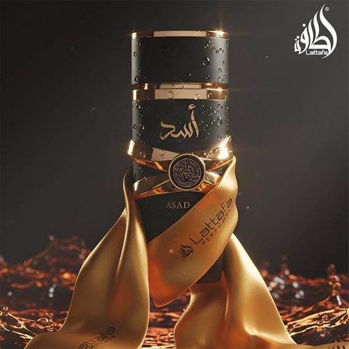 Lattafa Perfumes Asad Unisex Eau de Parfum Spray - 3.4 Ounce Fragrance for All Occasions