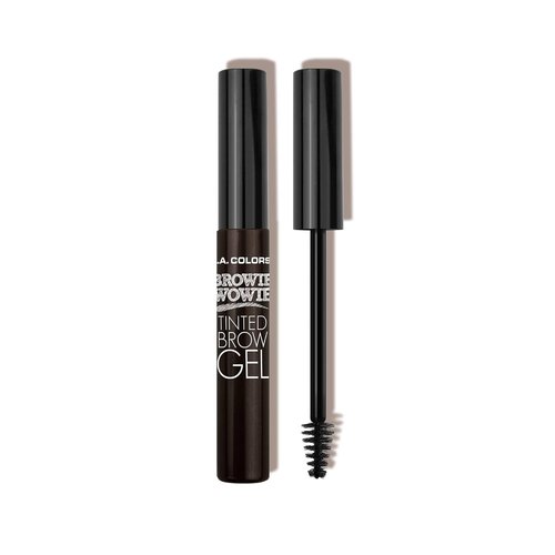 L.A. COLORS Browie Wowie Brow Tinted Gel - Dark Brown Shade for Effortless Definition
