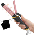 Ukliss Mini Curling Iron - Fast Heating, Anti-Scald Tip & 5 Temp Settings | Perfect for Short to Medium Hair (Black, 1 Inch)