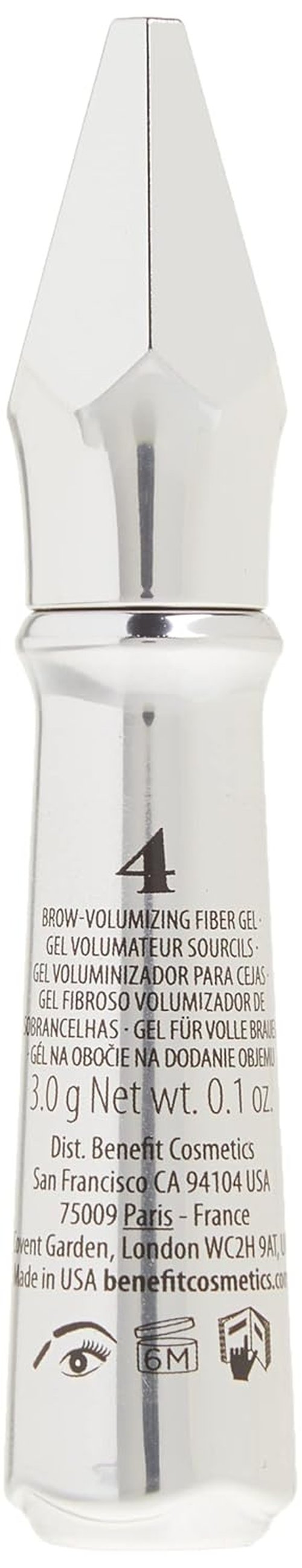 Benefit Gimme Brow Volumizing Fiber Gel - Medium Dark Warm, 0.1 Oz for Fuller Brows