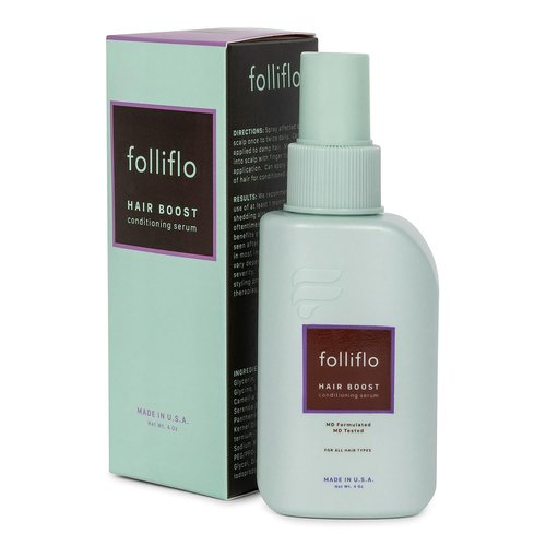 Folliflo Hair Boost Leave-In Conditioner Spray | Lightweight Daily Serum for Thicker Hair - 90 Day Supply