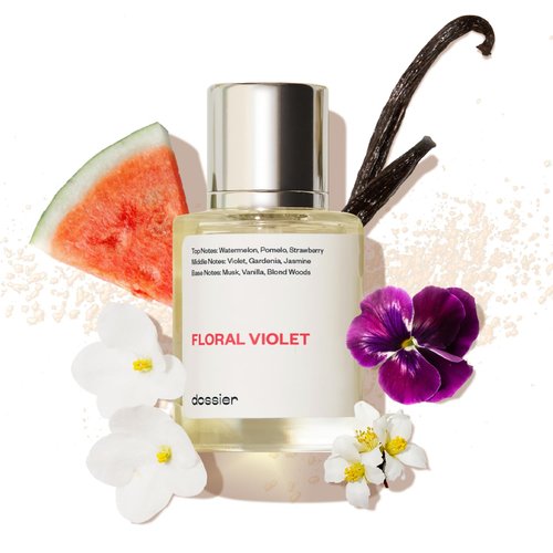 Dossier Floral Violet Eau de Parfum - Inspired by M. Jacobs Daisy - Vegan & Paraben-Free - 1.7 oz (50ml)