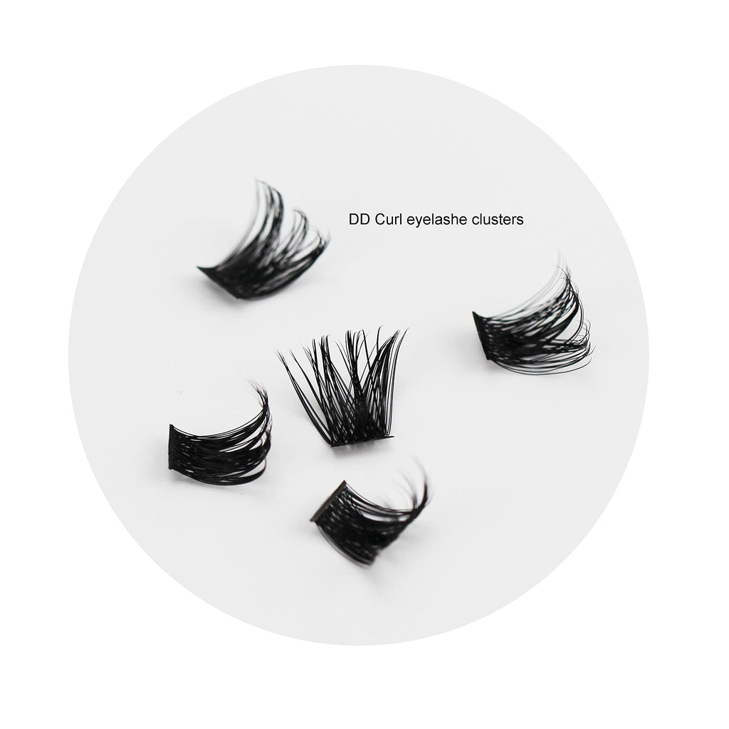→VAYATOR Lashes Mixed Kit/False Lashes Lash Bond & Seal Kit Multiple styles To Choose 8-20mm Mix D Curl/DD Curl Makeup Cluster Grafting Eyelashes Individual Extension (DD Curl-18mm)