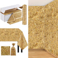 Rustic Western Straw Hay Bale Tablecloth Roll - 54x82 ft for Party Decor