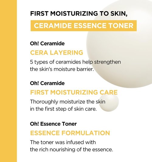 BRTC Ceramide Toner - Moisture Solution for Dry & Dull Skin | Korean Skincare (150ml, 5.70 fl. oz)