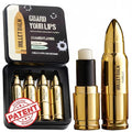 Bullet Lip Balm for Men (Vanilla & Peppermint) – Cool Gifts for Gun Owners, Unique Gifts for Men, Tactical Gifts for Dad, All-Natural Moisturizing Lip Care