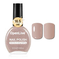 OpenLive Light Brown Nail Polish - 16.5ml Quick Dry Formula for Long-Lasting Shine | Perfect for DIY Nail Art