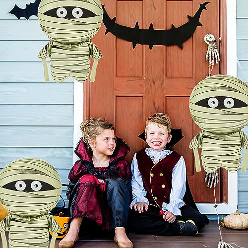Halloween Mummy Foil Balloons - 3 Pack Party Decorations, Mummy Theme
