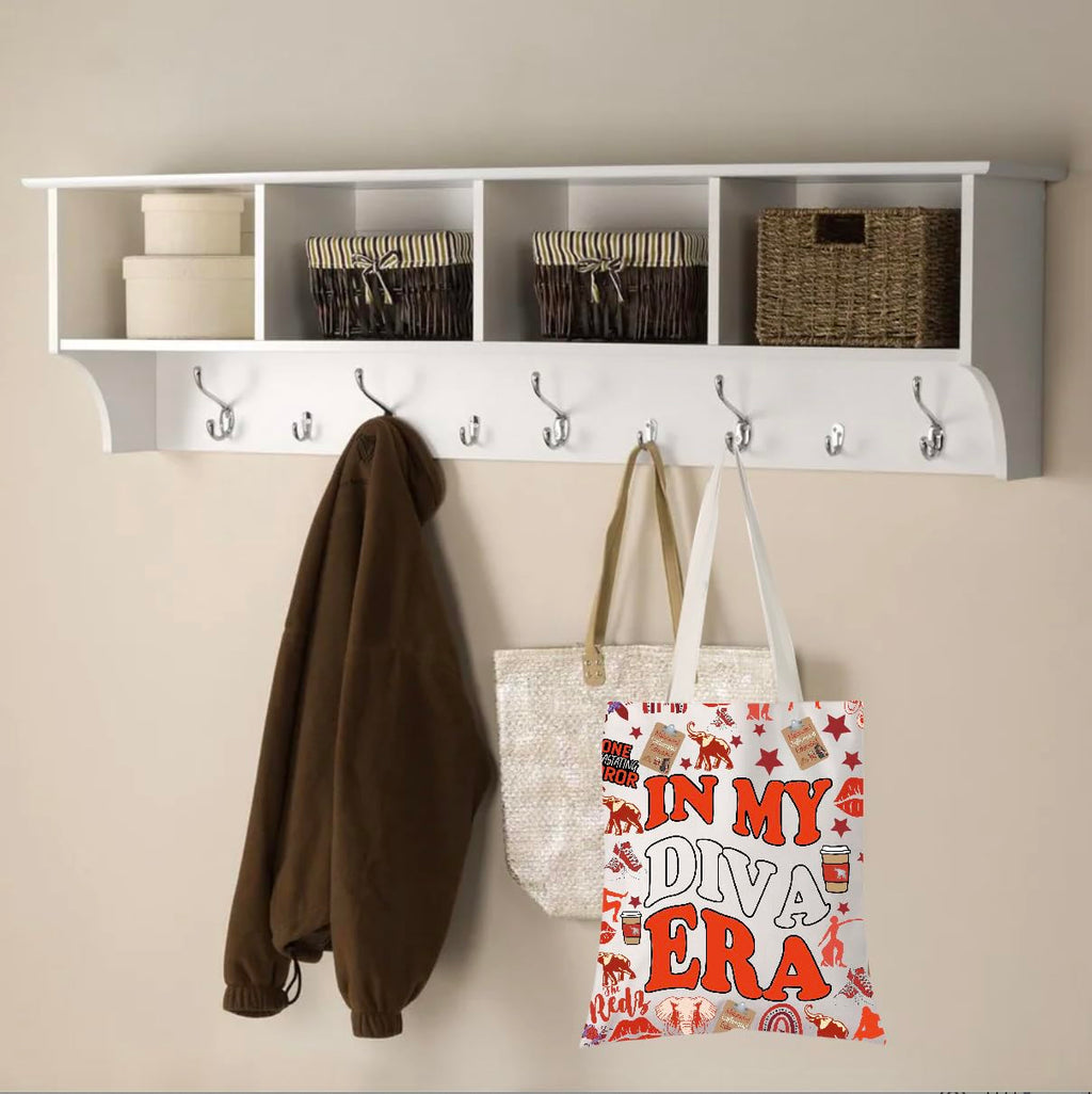 WCGXKO Sorority Gift In My Diva Era Sorority Sisterhood Women Canvas Tote Bag (Diva)