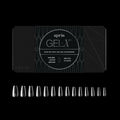 Apres Gel-X® Coffin Box of Nail Tips | 280 Gel-X Tips, Soft Tips, 14 Sizes 00-9 | Half-sizes Included (Natural Coffin Medium, 280 Count)