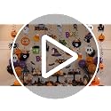 Halloween Hanging Decorations Ghost Streamers Pumpkins Witches Ceiling Swirls Indoor Festive Decor