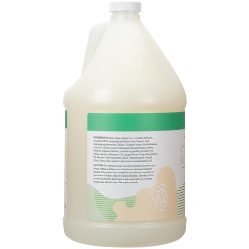 Ginger Lily Farms Botanicals Conditioning Liquid Hand Soap Refill, 100% Vegan & Cruelty-Free, Basil Scent, 1 Gallon (Pack of 4)