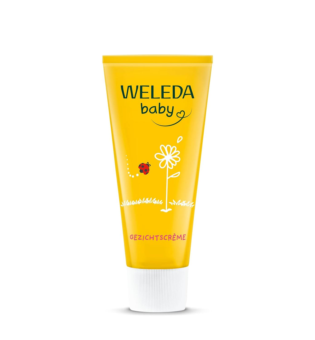 Weleda Calendula Baby Face Cream - Gentle Moisturizer for Sensitive Skin | 1.7 oz