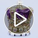 Royal Crown Christmas Ornament - Handcrafted Glass Holiday Tree Decoration