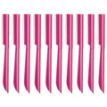 Eyebrow Trimmer, Completely Stainless Steel Eyebrow Razor Shaper for Men and Women, Grooming Shavers(10 pcs/box)