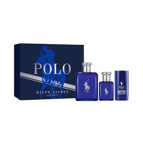 Ralph Lauren - Polo Blue Eau de Toilette Set - Men's Cologne & Deodorant | Full Size 4.2 Fl Oz & Travel Size 1.35 Fl Oz