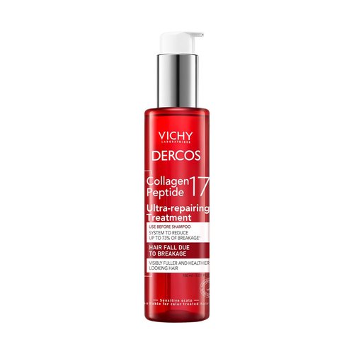 Dercos Collagen Peptide 17 Ultra-Repairing Treatment - Anti Hair Fall Pre-Shampoo Bond Repair | 150ml