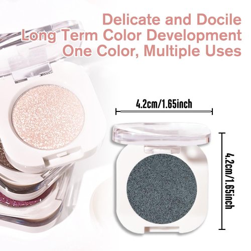 FeiCuiYun Matte Eye Shadow Palette - Dark Teal Pigmented Eyeshadow for Halloween & Parties | Waterproof, 33 Shades
