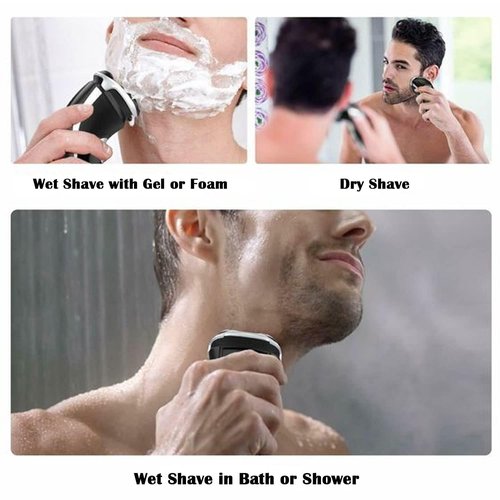 Philips SH50/52 Replacement Heads - Compatible Blades for Series 5000 Electric Shaver | 3-Pack with Brush