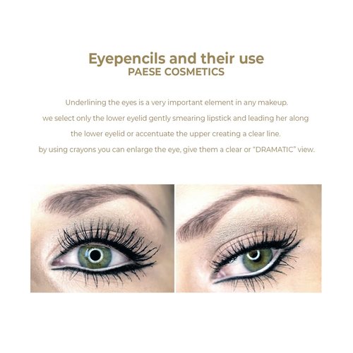 Paese Soft Chocolate Brown Eye Pencil - Rich Dark Chocolate Shade for Stunning Eyes