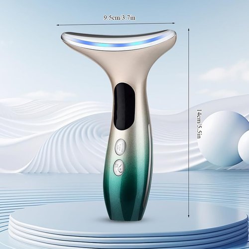 2 Face/Face Evolution, Stimulator, Transcutaneous Electrical, Aesthetic Purposes, Face Massager Red Light Therapy Wand Face and Neck Massager