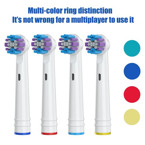 Toothbrush Replacement Heads Compatible with Oral B Braun，Pack of 16 Professional Electric Toothbrush Heads for Oral-B 7000/Pro 1000/9600/ 5000/3000/8000 Electric Toothbrush
