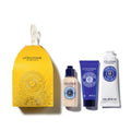 L'OCCITANE Shea Holiday Ornament Gift Set - Hydrating Self-Care Travel Trio for Dry Skin