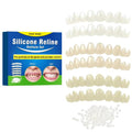 Veneers Teeth for Women-Temporary Tooth Repair Kit Natural Shade -Moldable Thermal Beads Replacement Kit for Replace Missing or Broken Tooth Filling the Gap-6PCS