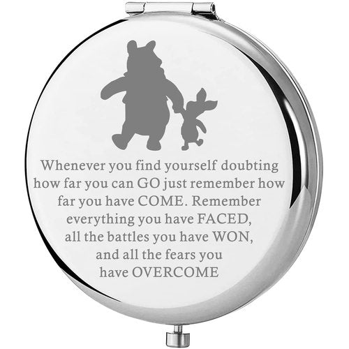 Lywjyb Birdgot Movie Inspired Gift Inspirational Gift for Friend Friendship Makeup Mirror BFF Gifts for Women (Whenever wtp Mirr)