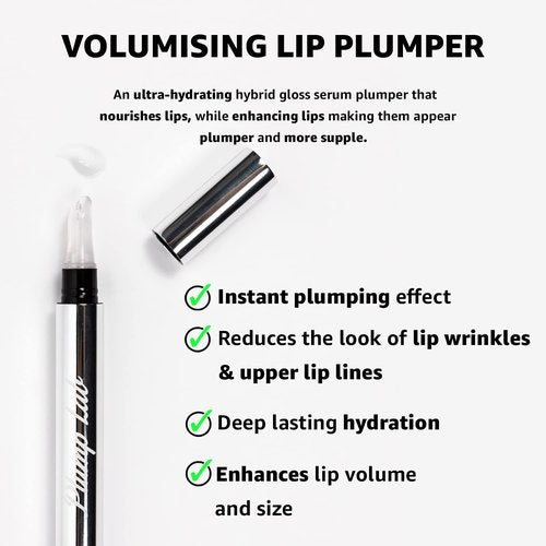 Plump Lab Lip Plumper - Clear Hydrating Lip Gloss for Volumizing Lips | Moisturizing Treatment
